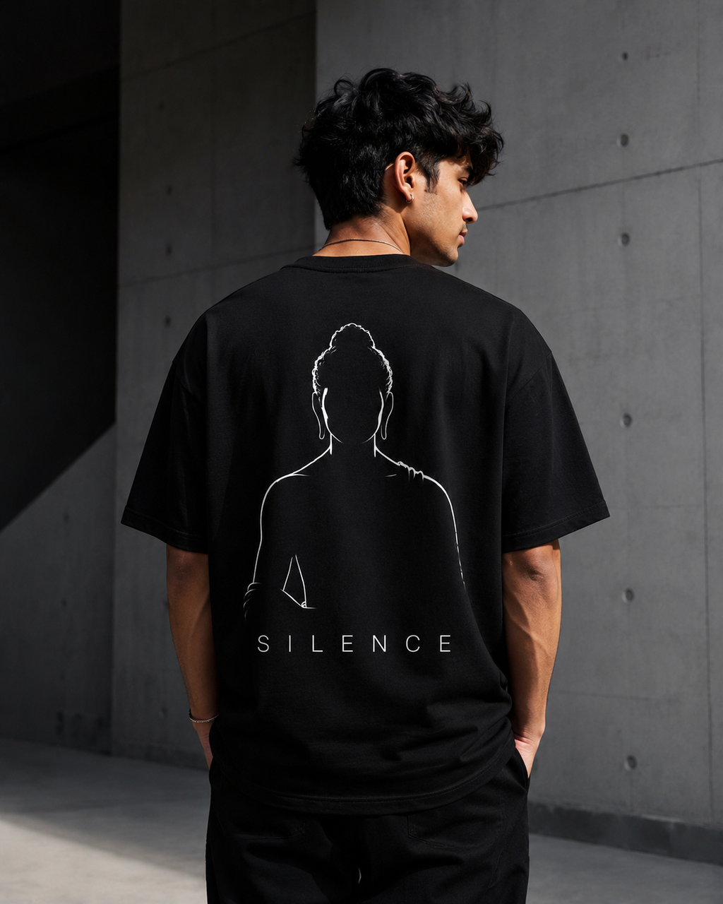 Silent Within — Buddha Oversized T-Shirt