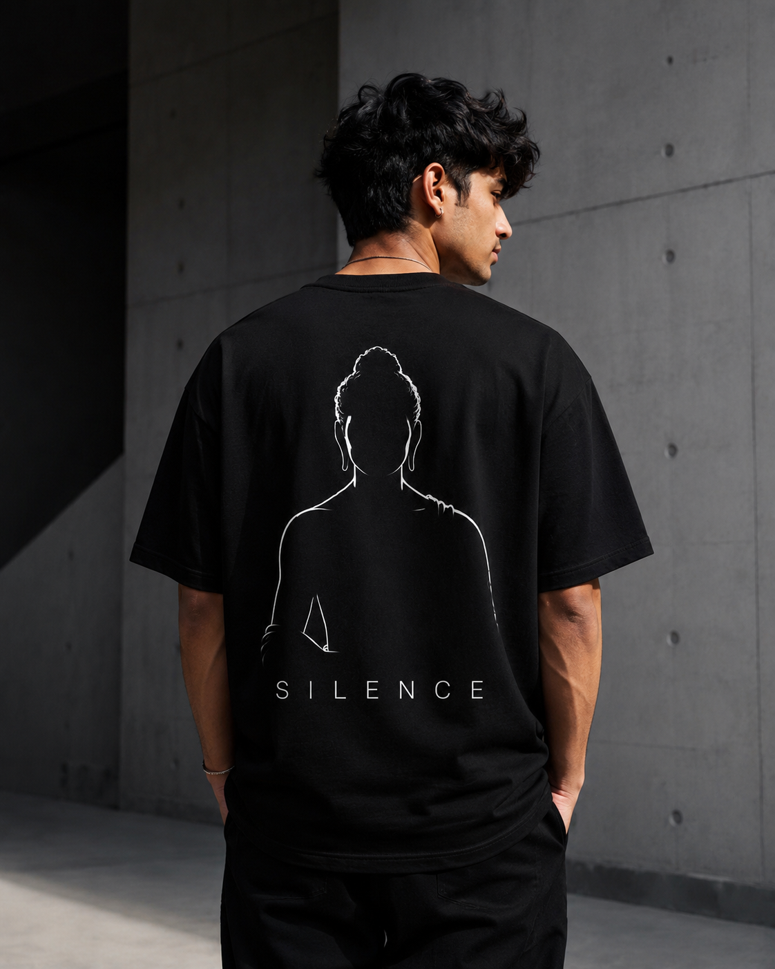 Silent Within — Buddha Oversized T-Shirt