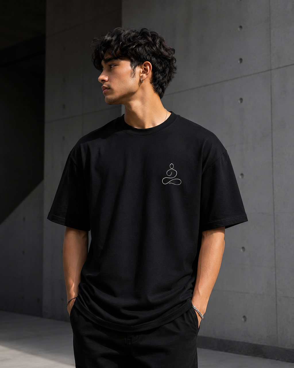 Silent Within — Buddha Oversized T-Shirt