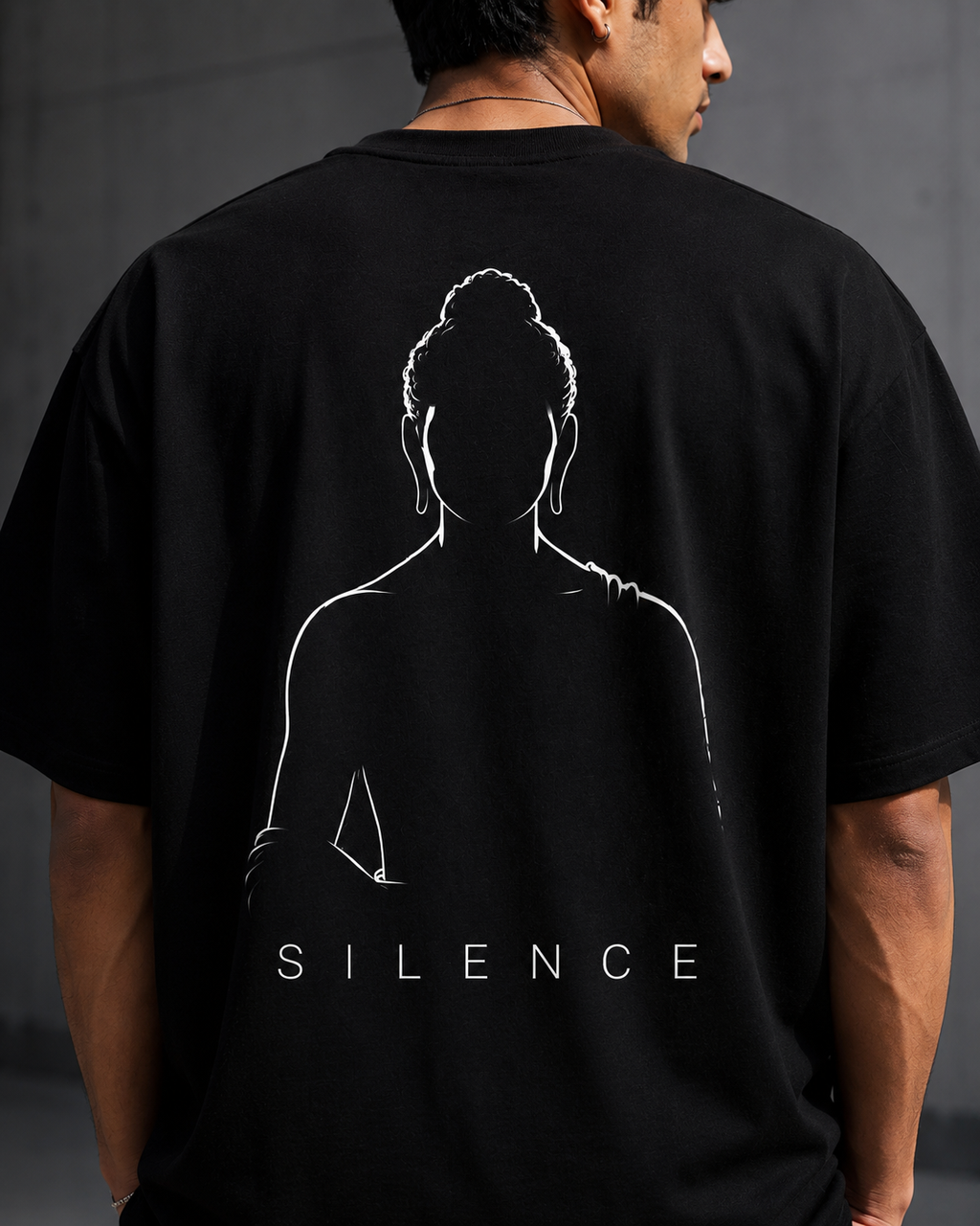 Silent Within — Buddha Oversized T-Shirt