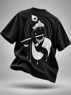 Divine Melody — Krishna Oversized T-Shirt