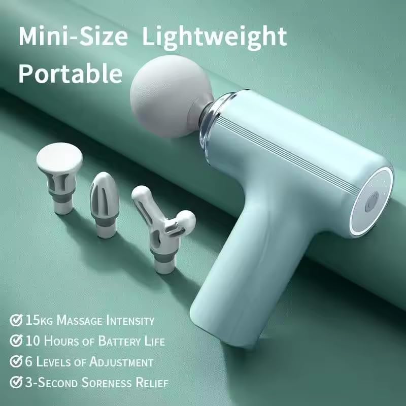 Mini Massage Gun Deep Tissue Portable 6 Speeds