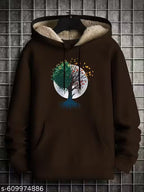 Winter Wear Hoodie with Fur Inside Hood | Warm Sweatshirt for Men | Stylish Oversized Hoodie